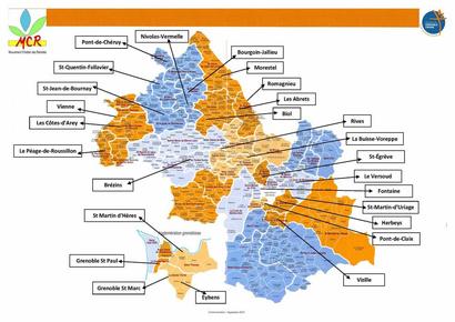 Carte des équipes MCR Carte des équipes MCR