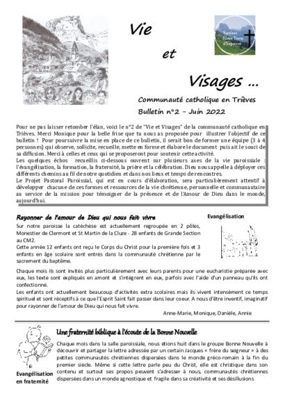 Vie et Visages n°2 - Juin 2022