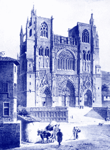 D'apr�s une lithographie du d�but du XIXe si�cle, par E. Rey