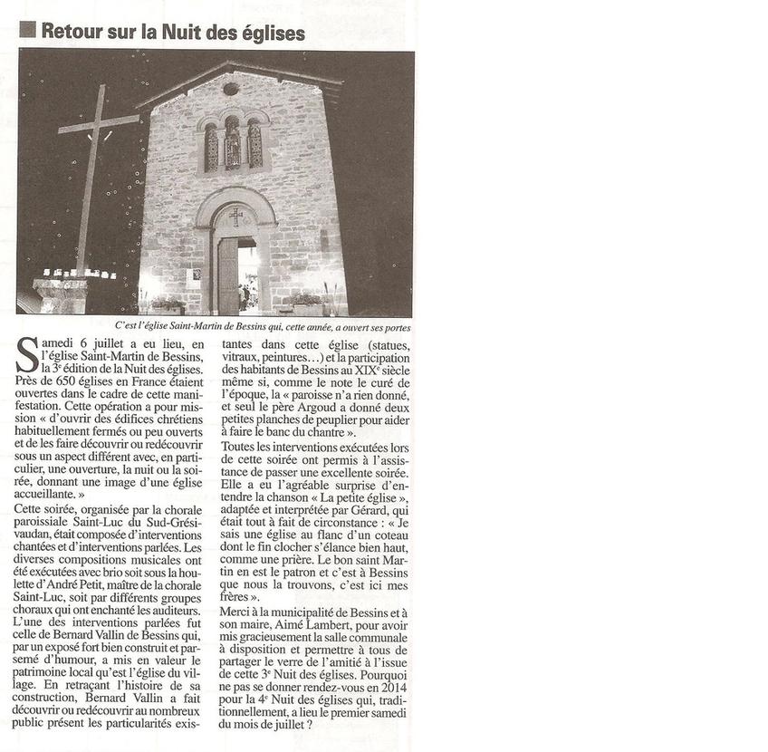 Article de l'hebomadaire "Le Mémorial" du 12/07 Article de l'hebomadaire "Le Mémorial" du 12/07