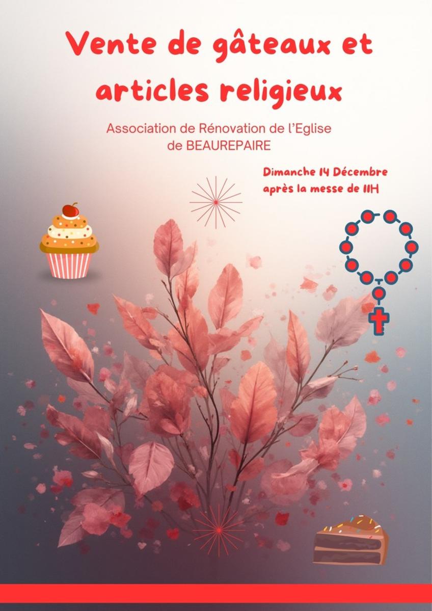 Vente de gâteaux et objets religieux Vente de gâteaux et objets religieux