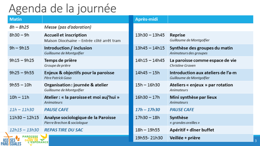 Les Assises - Samedi 21 septembre 2019 Les Assises - Samedi 21 septembre 2019