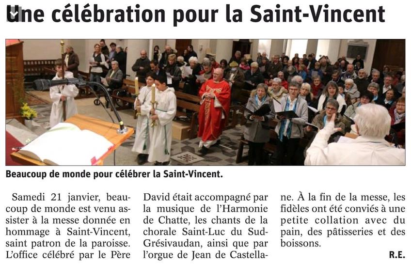 Article paru dans le Dauphiné Libéré Article paru dans le Dauphiné Libéré