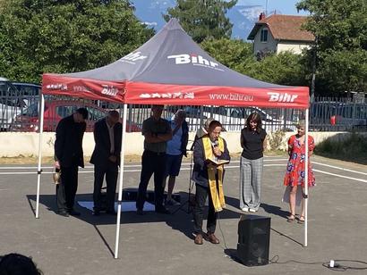 Inauguration de l'école ND en présence de Mgr Eychenne Inauguration de l'école ND en présence de Mgr Eychenne