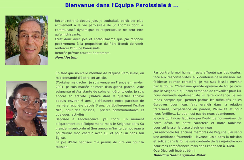 2023_Equipe Paroissiale_Messager N237_Oct 2023_Equipe Paroissiale_Messager N237_Oct