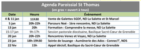 Agenda janvier 2026 Agenda janvier 2026