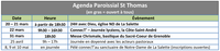 Agenda Mars, Avril, Mai 2026 Agenda Mars, Avril, Mai 2026
