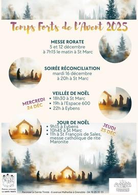 Programme de l'Avent Programme de l'Avent