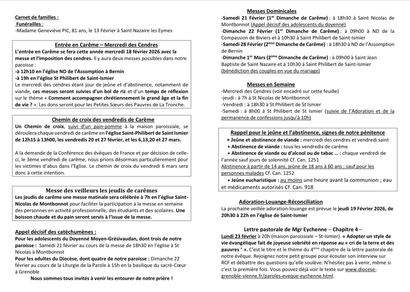Flash"Infos du 16 au 22 février2026 Flash"Infos du 16 au 22 février2026