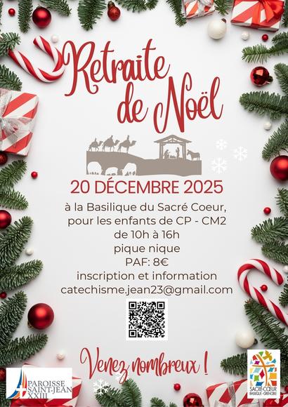 Retraite de Noël pour les enfants Retraite de Noël pour les enfants