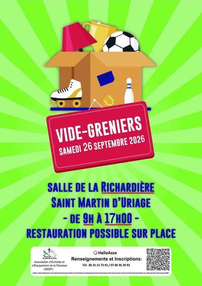 https://www.helloasso.com/associations/association-d-entraide-et-d-equipement-de-la-paroisse-saint-jean-de-la-croix/evenements/inscription-au-vide-greniers-de-l-aeep-2026 https://www.helloasso.com/associations/association-d-entraide-et-d-equipement-de-la-paroisse-saint-jean-de-la-croix/evenements/inscription-au-vide-greniers-de-l-aeep-2026