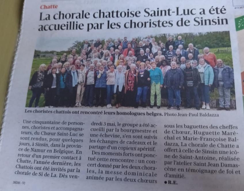 Article paru dans le DL Article paru dans le DL