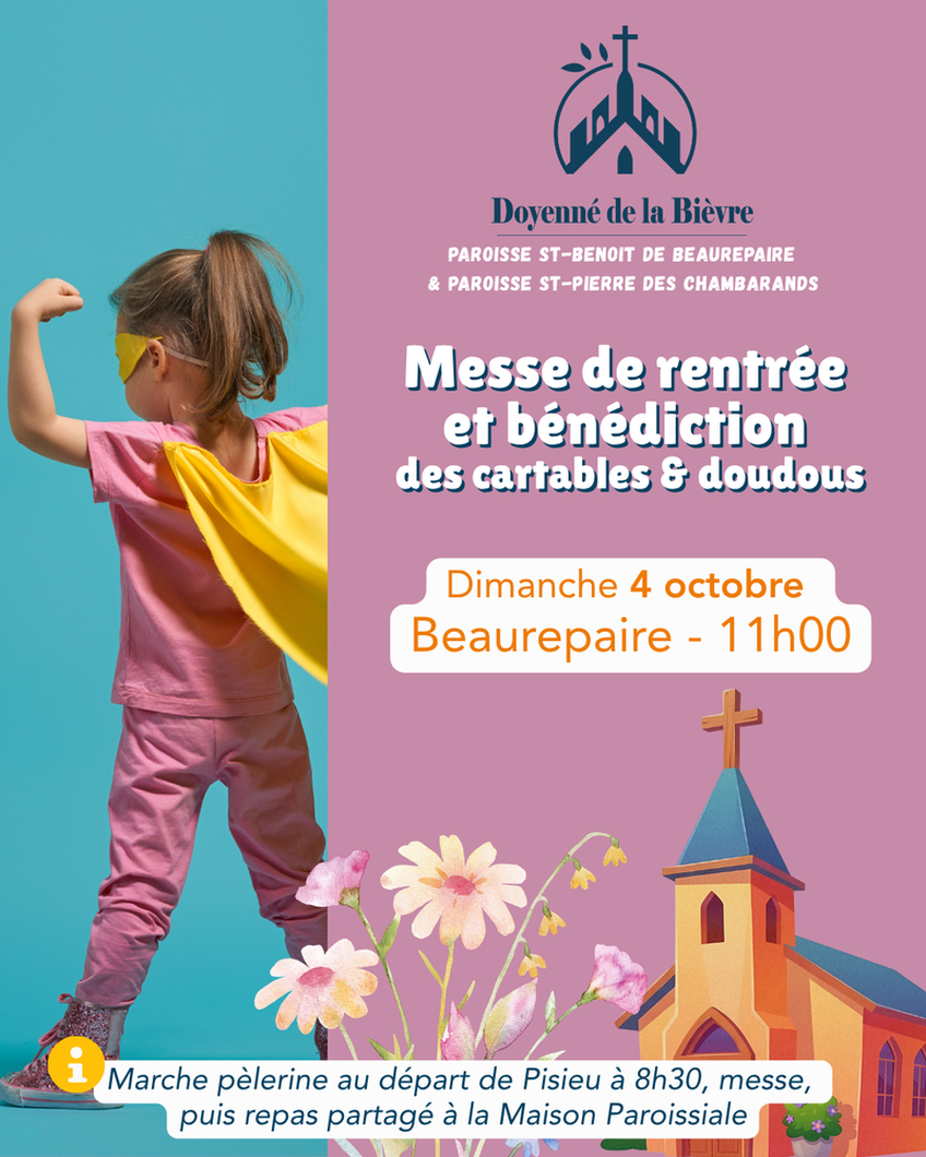 Messe de rentrée St Pierre et St Benoit Messe de rentrée St Pierre et St Benoit
