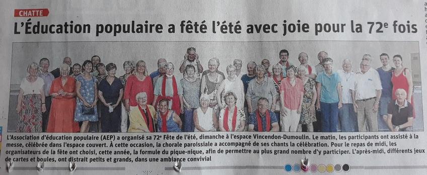 Article paru dans le Dauphiné Libéré Article paru dans le Dauphiné Libéré