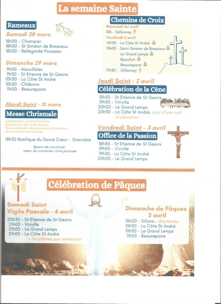 Semaine Sainte 2026 Semaine Sainte 2026