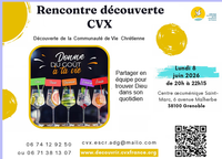 lundi 8 juin, découverte de CVX, à Grenoble lundi 8 juin, découverte de CVX, à Grenoble