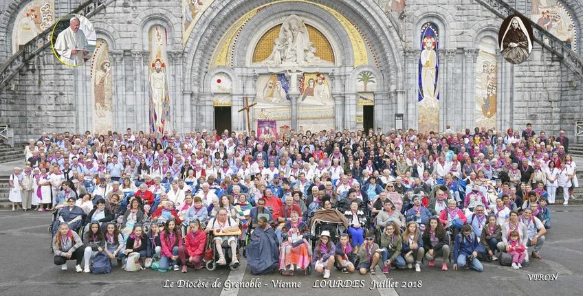 500 Pélerins à Lourdes