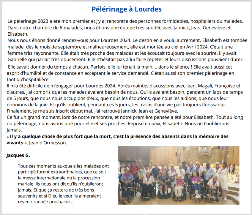 Messager sept-oct 2024 Messager sept-oct 2024