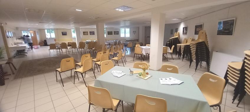 Préparation de la salle pour la soirée du mardi 23 septembre 2025 Préparation de la salle pour la soirée du mardi 23 septembre 2025