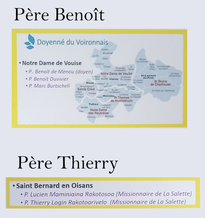 Nomination de père Benoît et père Thierry Nomination de père Benoît et père Thierry