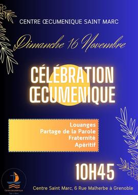 Célébration Œcuménique Célébration Œcuménique