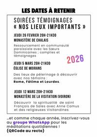 Conférence de Carême le 17 mars Conférence de Carême le 17 mars