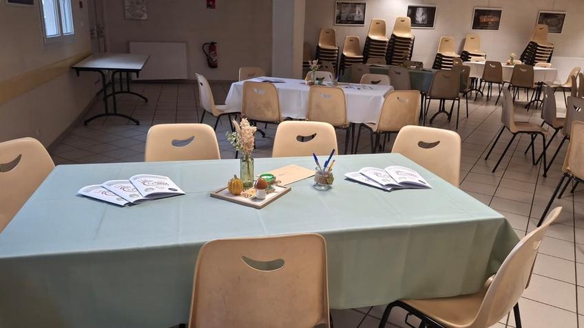 Préparation de la salle pour la soirée du mardi 23 septembre 2025 Préparation de la salle pour la soirée du mardi 23 septembre 2025