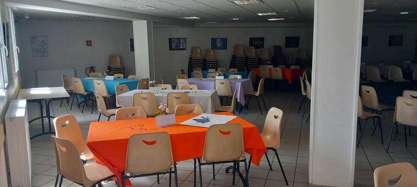 Préparation de la salle pour la soirée du mardi 27 mai 2025 Préparation de la salle pour la soirée du mardi 27 mai 2025