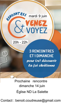 Mardi 9 Juin, Venez et Voyez Mardi 9 Juin, Venez et Voyez