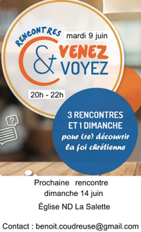 9 Juin Venez et Voyez 9 Juin Venez et Voyez