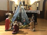 Crèche de Champagnier (pendant l'Avent) Crèche de Champagnier (pendant l'Avent)