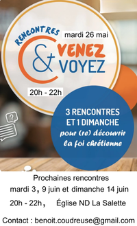 26 mai, Venez et Voyez 26 mai, Venez et Voyez