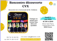 Jeudi 11 juin, découverte de CVX, à Voiron Jeudi 11 juin, découverte de CVX, à Voiron